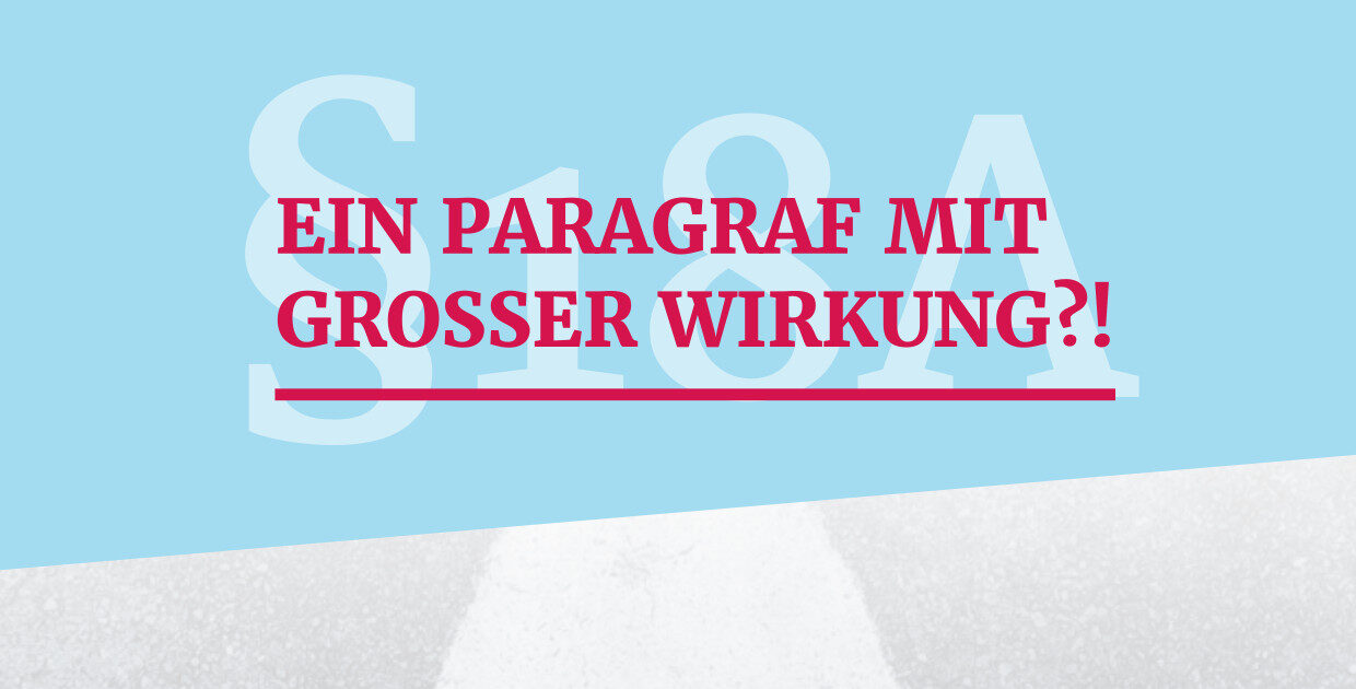 Einladung zum Fachtag 3 Jahre §18a